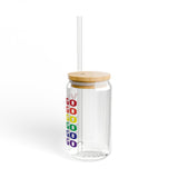 VIRGO RAINBOW SIPPER GLASS