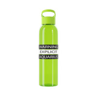 WARNING AQUARIUS WATER BOTTLE