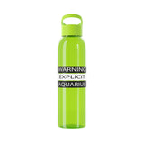 WARNING AQUARIUS WATER BOTTLE