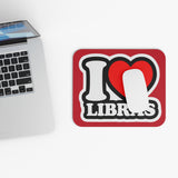 I LOVE LIBRAS MOUSEPAD (Rectangle)