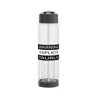 WARNING TAURUS INFUSER WATER BOTTLE