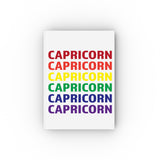 CAPRICORN RAINBOW HARD BACKED JOURNAL