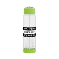 WARNING AQUARIUS INFUSER WATER BOTTLE