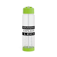 WARNING LEO INFUSER WATER BOTTLE