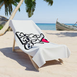 I LOVE MY LEO BEACH TOWEL