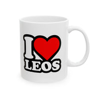 I LOVE LEOS MUG