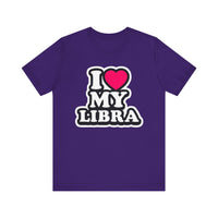 I LOVE MY LIBRA T SHIRT