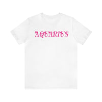 AQUARIUS PINK T SHIRT