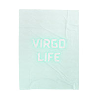 VIRGO LIFE VELVETEEN PLUSH BLANKET