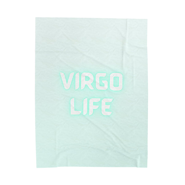 VIRGO LIFE VELVETEEN PLUSH BLANKET