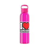 I LOVE CANCERS WATER BOTTLE