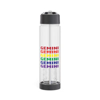 GEMINI RAINBOW INFUSER WATER BOTTLE