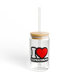 I LOVE CAPRICORNS SIPPER GLASS