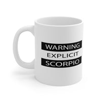 WARNING EXPLICIT SCORPIO MUG