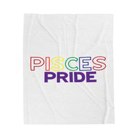 PISCES PRIDE VELVETEEN PLUSH BLANKET