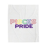 PISCES PRIDE VELVETEEN PLUSH BLANKET