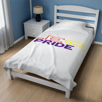 LEO PRIDE VELVETEEN PLUSH BLANKET