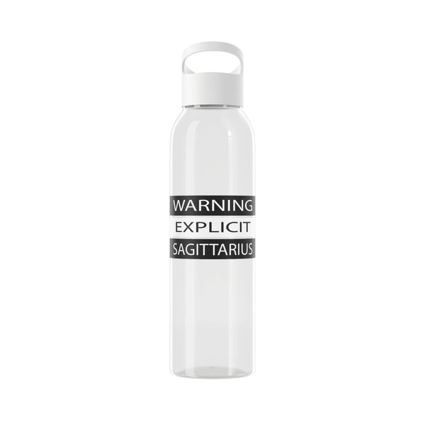 WARNING SAGITTARIUS WATER BOTTLE