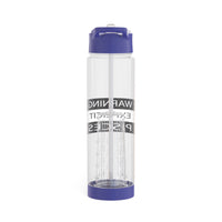 WARNING PISCES INFUSER WATER BOTTLE