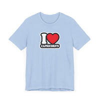 I LOVE CAPRICORNS T SHIRT