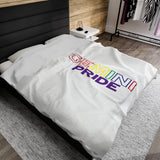 GEMINI PRIDE VELVETEEN PLUSH BLANKET