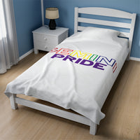 GEMINI PRIDE VELVETEEN PLUSH BLANKET