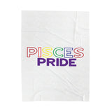 PISCES PRIDE VELVETEEN PLUSH BLANKET