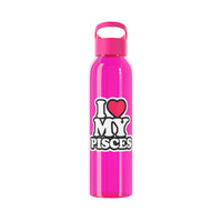 I LOVE MY PISCES WATER BOTTLE