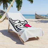 I LOVE MY SAGITTARIUS BEACH TOWEL