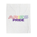 ARIES PRIDE VELVETEEN PLUSH BLANKET