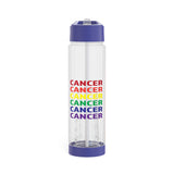 CANCER RAINBOW INFUSER WATER BOTTLE