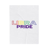 LIBRA PRIDE VELVETEEN PLUSH BLANKET