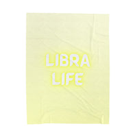 LIBRA LIFE VELVETEEN PLUSH BLANKET