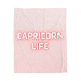 CAPRICORN LIFE VELVETEEN PLUSH BLANKET