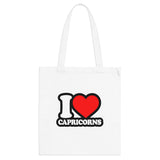 I LOVE CAPRICORNS TOTE