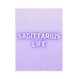 SAGITTARIUS LIFE VELVETEEN PLUSH BLANKET