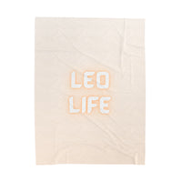 LEO LIFE VELVETEEN PLUSH BLANKET