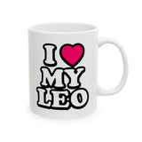 I LOVE MY LEO MUG