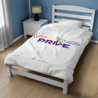 VIRGO PRIDE VELVETEEN PLUSH BLANKET