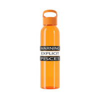 WARNING PISCES WATER BOTTLE