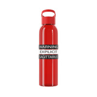 WARNING SAGITTARIUS WATER BOTTLE