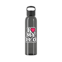 I LOVE MY LEO WATER BOTTLE