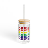 ARIES RAINBOW SIPPER GLASS