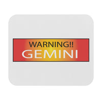 WARNING!! GEMINI MOUSEPAD (Rectangle)