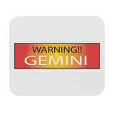 WARNING!! GEMINI MOUSEPAD (Rectangle)