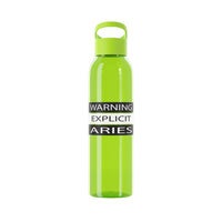 WARNING ARIES WATER BOTTLE