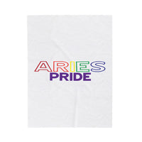 ARIES PRIDE VELVETEEN PLUSH BLANKET