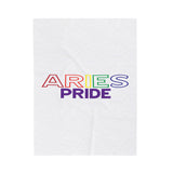 ARIES PRIDE VELVETEEN PLUSH BLANKET