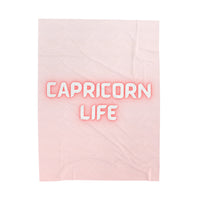 CAPRICORN LIFE VELVETEEN PLUSH BLANKET