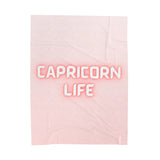 CAPRICORN LIFE VELVETEEN PLUSH BLANKET